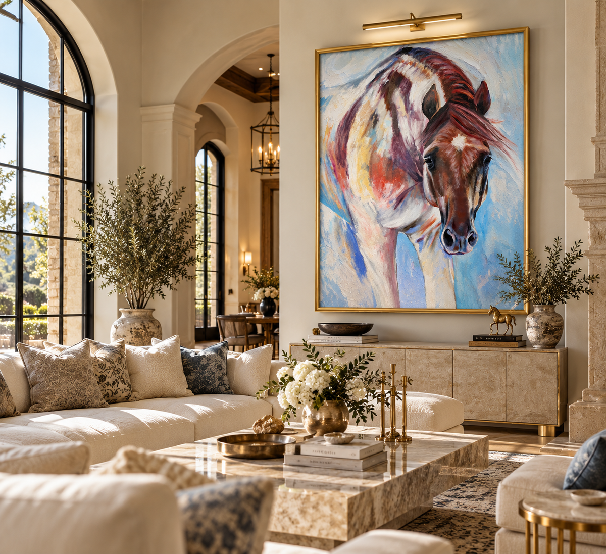 Calypso |Original Western Art, Horse Wall Decor| Oil on Canvas 40x30