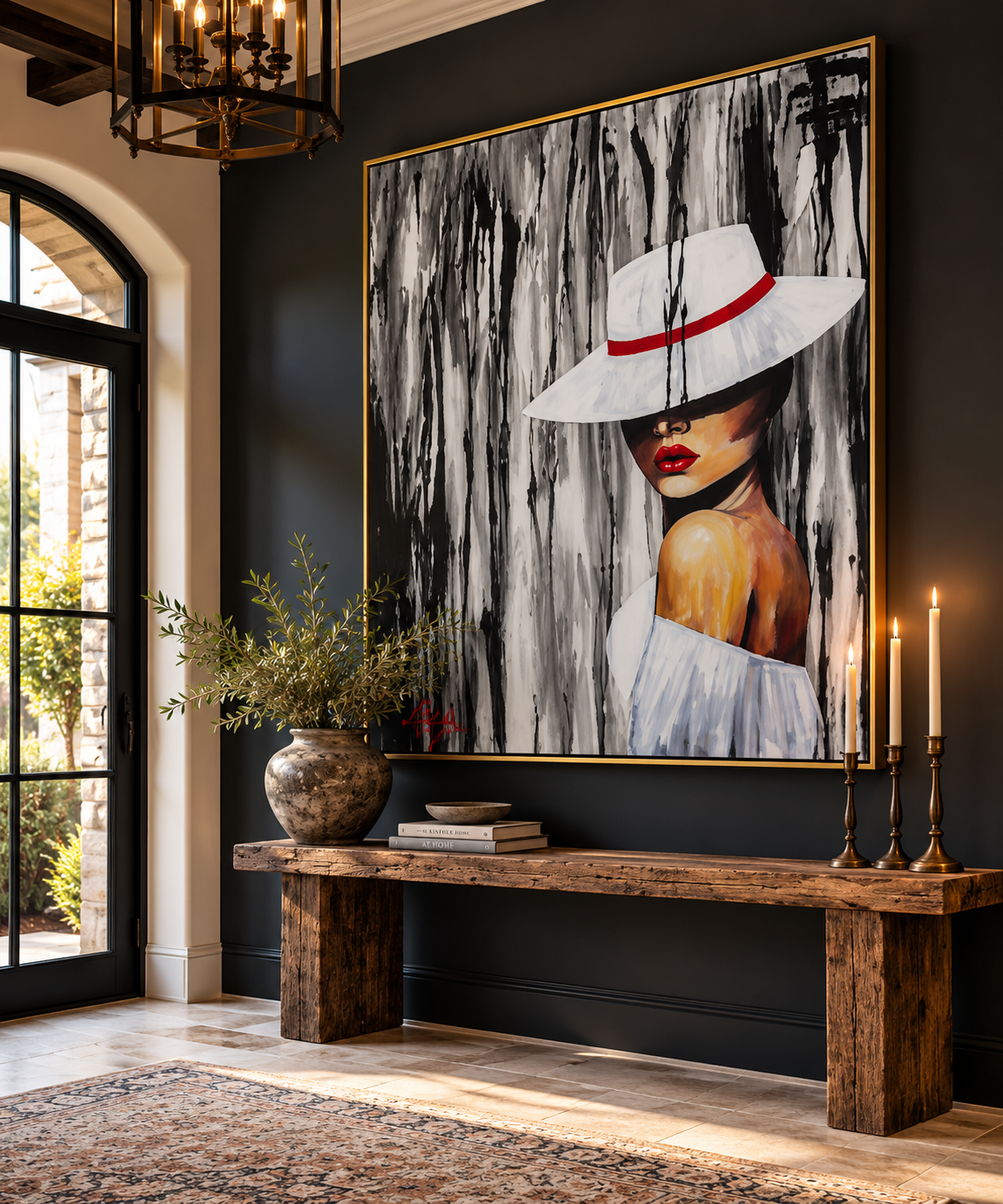 Lady in the White Hat -Beauty for Ashes