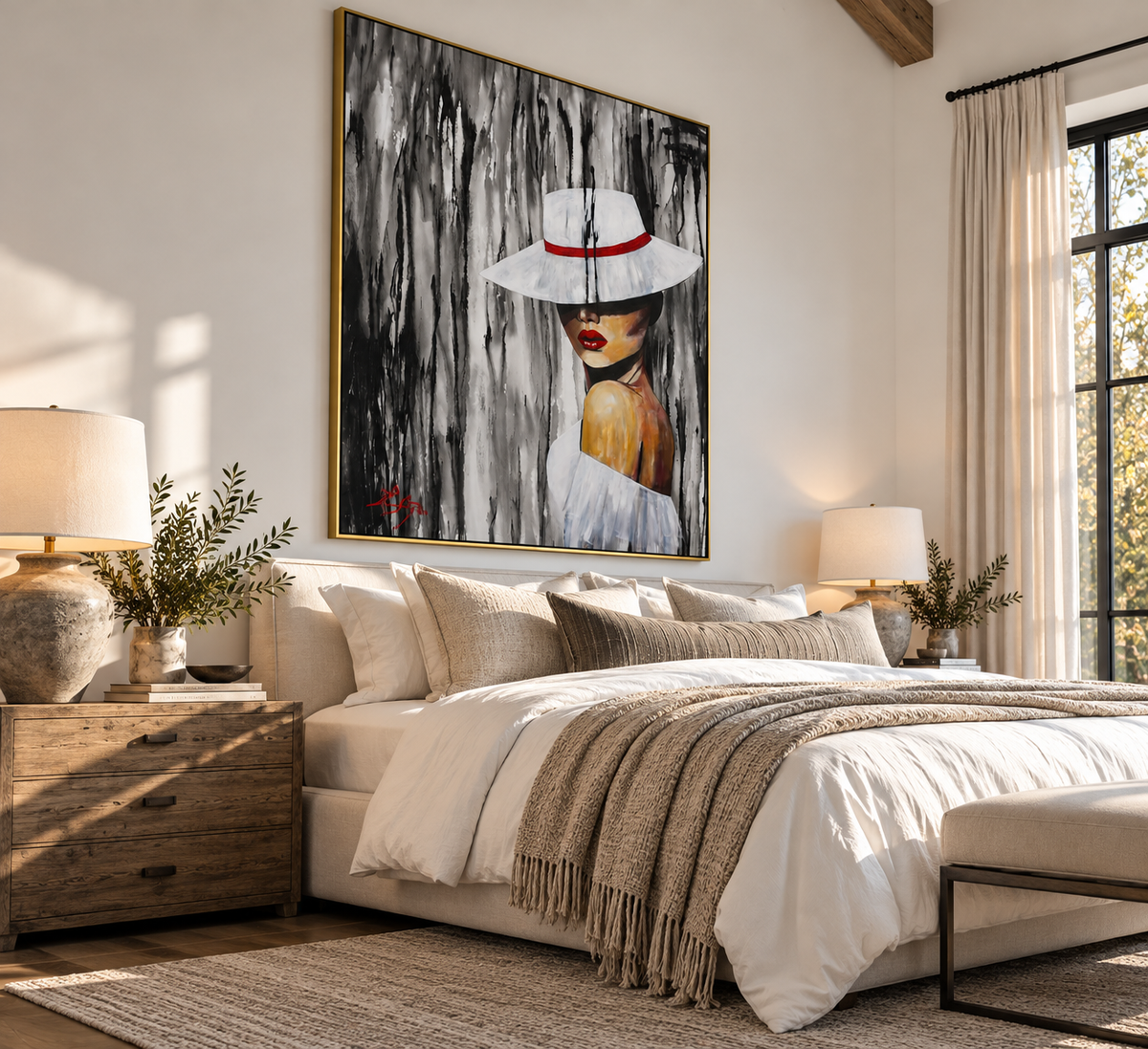 Lady in the White Hat -Beauty for Ashes