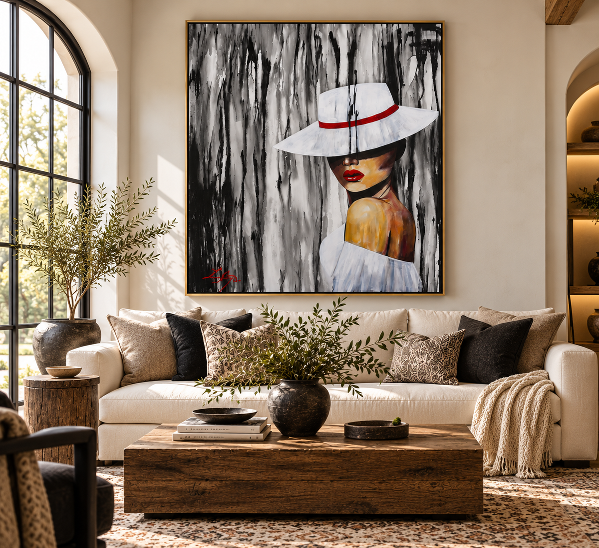 Lady in the White Hat -Beauty for Ashes